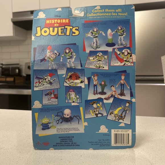 Toy Story Baby Face Disney Original 1995 Blinking Eye Pull-back Action sealed - Picture 2 of 5